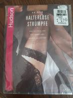 Hudson 20d stay ups huidskleur teint schoenm. 38-40, Verzenden, Nieuw, Panty