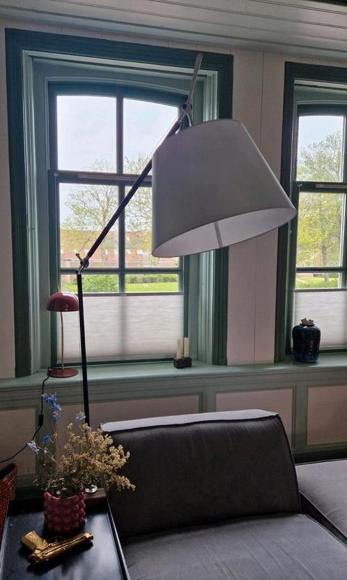 Lampenkap Artemide tolomeo satijn 42 cm, Huis en Inrichting, Lampen | Vloerlampen, Zo goed als nieuw, Minder dan 100 cm, Ophalen of Verzenden