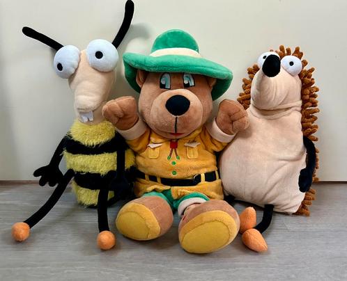 Bollo de Beer + z’n vriendjes bijtje en egeltje(Landal) zgan, Kinderen en Baby's, Speelgoed | Knuffels en Pluche, Zo goed als nieuw