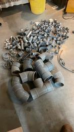 Pvc buizen/koppelstukken. Veel!!!, Doe-het-zelf en Verbouw, Buizen en Afvoer, Bochten, Pvc, Verzenden, Zo goed als nieuw