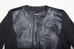 Schitterend Leren SuperTrash Jasje - 97 (Maat 40) € 55,-, Kleding | Dames, Maat 38/40 (M), Supertrash, Zwart, Ophalen of Verzenden