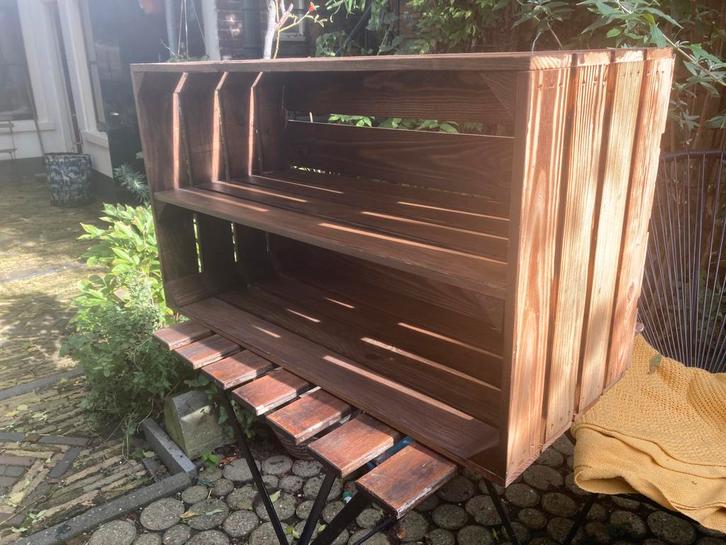 Kistje fruitkist - 2 stuks beschikbaar, Huis en Inrichting, Woonaccessoires | Kisten, Zo goed als nieuw, Minder dan 50 cm, 50 tot 75 cm