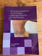 Studieboek fysiotherapie De lendenwervelkolom en het bekken, Boeken, Studieboeken en Cursussen, Gelezen, Diverse auteurs, Gamma