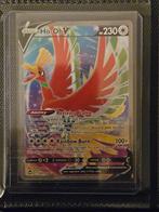 Pokemon Ho-Oh V 187/195 Silver Tempest, Ophalen of Verzenden, Zo goed als nieuw, Losse kaart, Foil