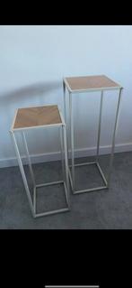 Bijzettafels, Huis en Inrichting, Tafels | Bijzettafels, Minder dan 55 cm, Luxe, Vierkant, Zo goed als nieuw