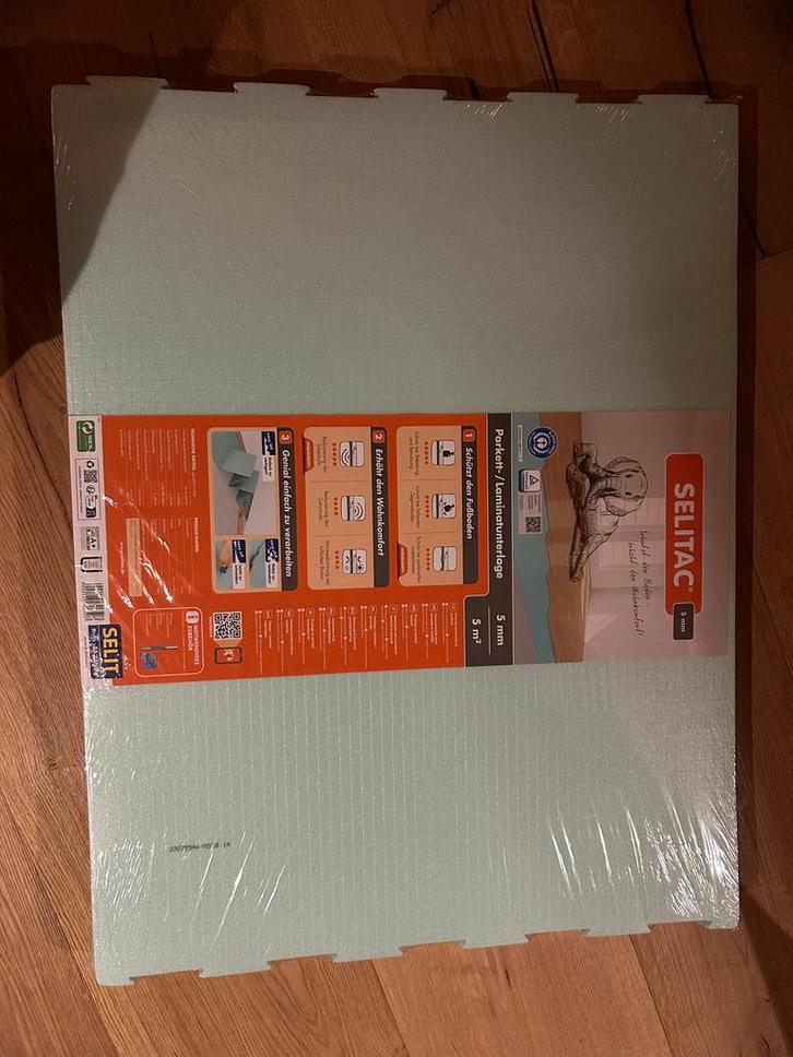 Groene Ondervloer 5mm - 15m2 (3 pakken), Doe-het-zelf en Verbouw, Isolatie en Afdichting, Nieuw, Vloerisolatie, Overige materialen