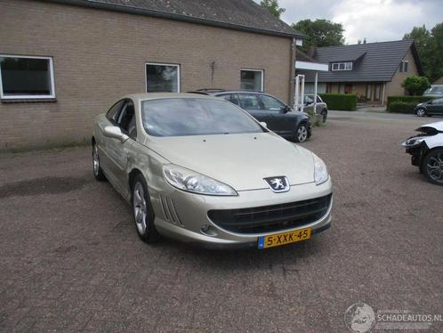 Peugeot 407 2.2-16v Reference (bj 2006), Auto diversen, Schadeauto's, Handgeschakeld, Benzine, Coupé, Groen