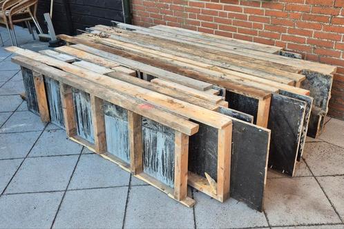 Bekisting circa 25 meter betonplex 18mm., Doe-het-zelf en Verbouw, Hout en Planken, Gebruikt, Overige typen, Overige houtsoorten