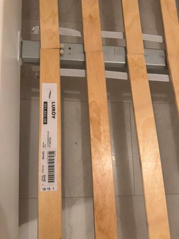 IKEA / Witte bed  metaal met bodem - afbeelding 7