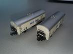 2 Lima N Spoor Goederenwagons Inter Frigo, Gebruikt, Gelijkstroom, Wagon, Ophalen of Verzenden