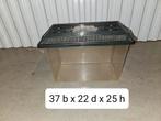 Transport terrarium, Dieren en Toebehoren, Reptielen en Amfibieën | Toebehoren, Ophalen of Verzenden, Zo goed als nieuw, Terrarium of Paludarium