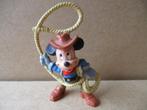 adv9825 mickey mouse poppetje 3, Verzamelen, Ophalen, Mickey Mouse, Gebruikt, Beeldje of Figuurtje
