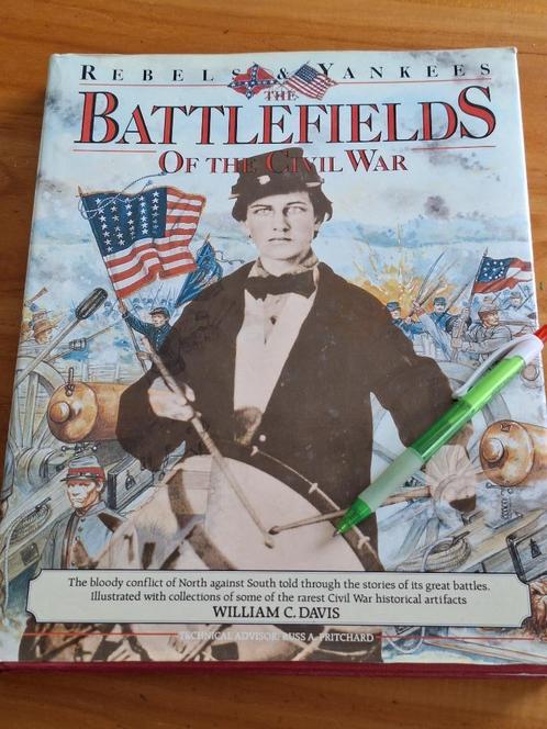 Battlefields of the Civil War Hardcover, Boeken, Oorlog en Militair, Gelezen, Voor 1940, Ophalen of Verzenden