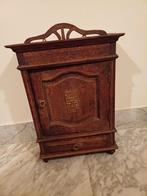 Antiek Hangkastje eikenhout., Antiek en Kunst, Ophalen