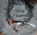 Oude kerstvogel kerst vogel groot jaren '50 kerstbal oud, Ophalen of Verzenden