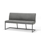 Eetbank Sanne stof soft steel | Webshop