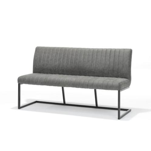 Eetbank Sanne stof soft steel | Webshop, Huis en Inrichting, Stoelen, Nieuw, Metaal, Stof, Overige kleuren, Ophalen of Verzenden