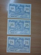 Duits Notgeld Thale Noodgeld, Postzegels en Munten, Bankbiljetten | Europa | Niet-Eurobiljetten, Duitsland, Ophalen of Verzenden