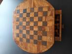 Handgemaakt schaakspel hout, Ophalen, Zo goed als nieuw