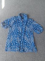 King louie blouse shirt met korte mouwen. Blauwe bloeMaat S, Blauw, Ophalen of Verzenden, Zo goed als nieuw, King Louie
