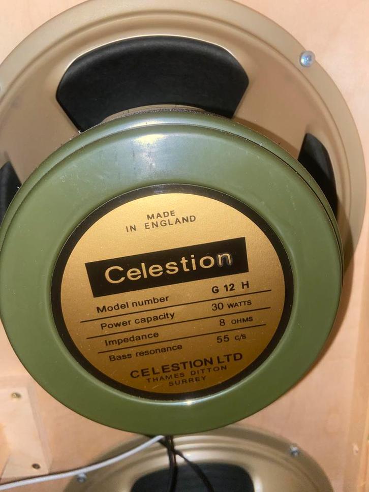 Celestion Heritage G12H-30 Greenback 55Hz, Muziek en Instrumenten, Versterkers | Bas en Gitaar, Zo goed als nieuw, Minder dan 50 watt