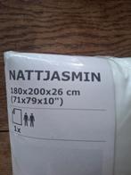 IKEA NATTJASMIN Hoeslaken 180x200 - Nieuw in Verpakking, Ophalen of Verzenden, Wit, Hoeslaken of Sloop, Nieuw