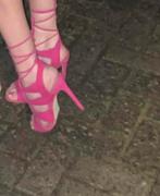River Island Roze Hakken met Veters, Kleding | Dames, Schoenen, Pumps, River Island, Ophalen of Verzenden, Zo goed als nieuw