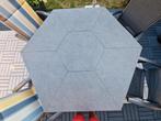 Aparte tafel Hexagon 6 pers., Tuin en Terras, Ophalen, Zo goed als nieuw, Rechthoekig