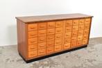 Vintage ladekast beuken schoolkast dressoir jaren 50, Huis en Inrichting, Kasten | Ladekasten, Gebruikt, 5 laden of meer, 150 tot 200 cm