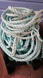 Groen Scheepstouw - Diverse Lengtes, Watersport en Boten, Accessoires en Onderhoud, Ophalen of Verzenden, Gebruikt, Lijn of Blok