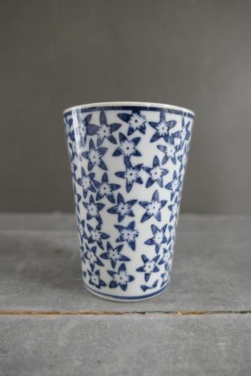 Des Pots beker mok blauw wit beschikbaar voor biedingen