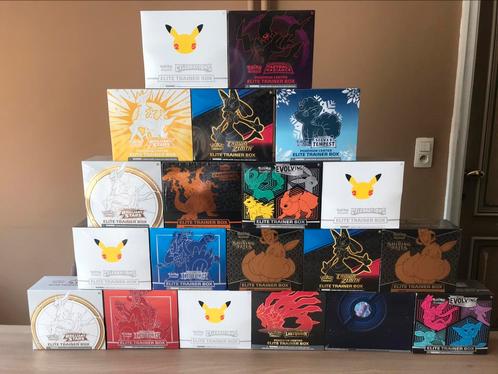 Pokémon sealed collectie (Etb’s/tins/collectieboxen), Hobby en Vrije tijd, Verzamelkaartspellen | Pokémon, Nieuw, Meerdere kaarten