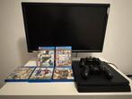 PS4 Console + Benq Gaming Monitor + Games, Spelcomputers en Games, Ophalen, Met 2 controllers, Met games, Slim