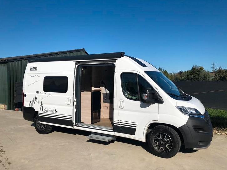 Buscamper Burstner Campeo 600 165PK Vastbed Bj 2022, Caravans en Kamperen, Campers, Particulier, tot en met 3, Buscamper of Camperbus