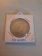 Zilveren Juliana Rijksdaalder, Koningin Juliana, Zilver, Ophalen of Verzenden, Losse munt