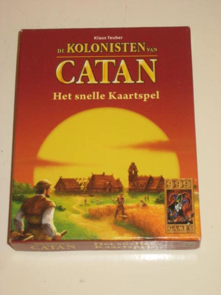 Kolonisten van Catan Het snelle kaartspel, Hobby en Vrije tijd, Gezelschapsspellen | Kaartspellen, Zo goed als nieuw, Ophalen of Verzenden