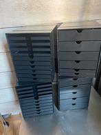 Usm haller zwart metalen lade blokken 4 stuks, Huis en Inrichting, Bureaus, Ophalen of Verzenden, Gebruikt