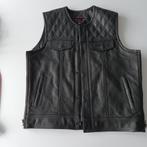 Custom Biker lederen vestje - diamand stitching - NIEUW, Motoren, Kleding | Motorkleding, Ophalen of Verzenden, Nieuw zonder kaartje