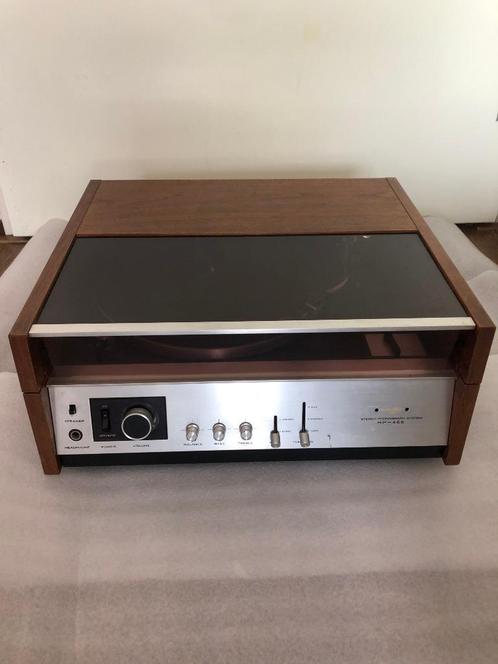 Sony HP-460 (1969) – Hout & Geborsteld Aluminium – Zeldzaam, Audio, Tv en Foto, Platenspelers, Gebruikt, Sony, Ophalen of Verzenden