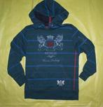 Donkergroen met Paars Gestreepte Hoody C&A (122-128), Kinderen en Baby's, Kinderkleding | Maat 122, Gebruikt, C&A, Trui of Vest