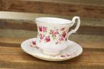 Royal Albert porseleinen kop en schotel 45387, Huis en Inrichting, Keuken | Servies, Gebruikt, Ophalen of Verzenden, Overige stijlen