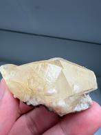 Honey calcite point, Verzamelen, Mineralen en Fossielen, Ophalen of Verzenden