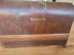 Antieke Singer Naaimachine met Houten Koffer, Ophalen