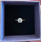 Zirconium stone, gold plated ring from Lucardi Juwelier, Ophalen of Verzenden, Nieuw, Goud, Dame