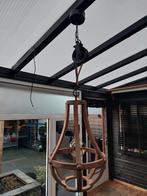 Hanglamp met katrol., Ophalen, Vintage., Gebruikt, 50 tot 75 cm
