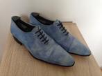 Pepe Milan herenschoenen 42 leder licht blauw snake slangenp, Ophalen, Blauw, Nieuw, Veterschoenen