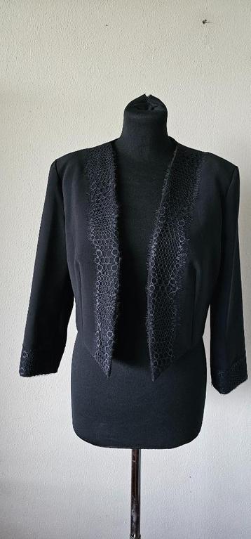 zwarte bolero van Linea Rafaelli maat 40 (14825) beschikbaar voor biedingen