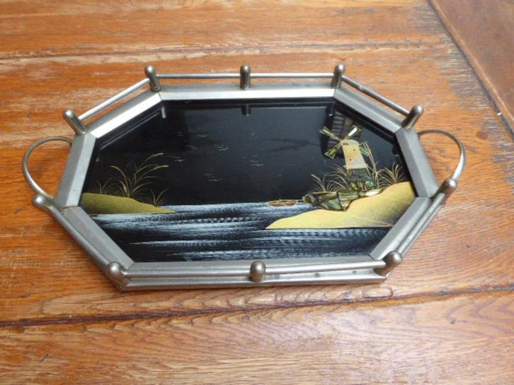Art deco dienblaadje, Antiek en Kunst, Antiek | Woonaccessoires, Ophalen of Verzenden