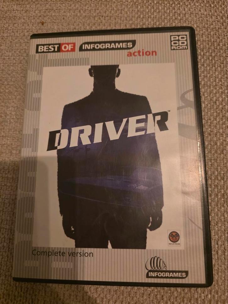 Driver - Best of Infogrames - PC CD-ROM, Spelcomputers en Games, Games | Pc, Gebruikt, Avontuur en Actie, 1 speler, Vanaf 12 jaar