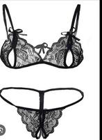 Sexy lingerie setje - Zwart kant, Generic, Ophalen of Verzenden, Zwart, Setje
